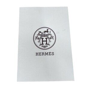 Hermès White Folded Card For Gift Card Birthday Anniversary With Logo Design